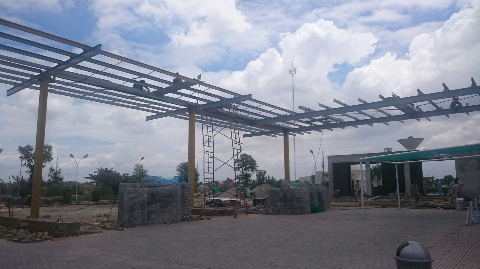 Fabrication of rafters, roof, Pipe Supports, Trusses & allied Structures