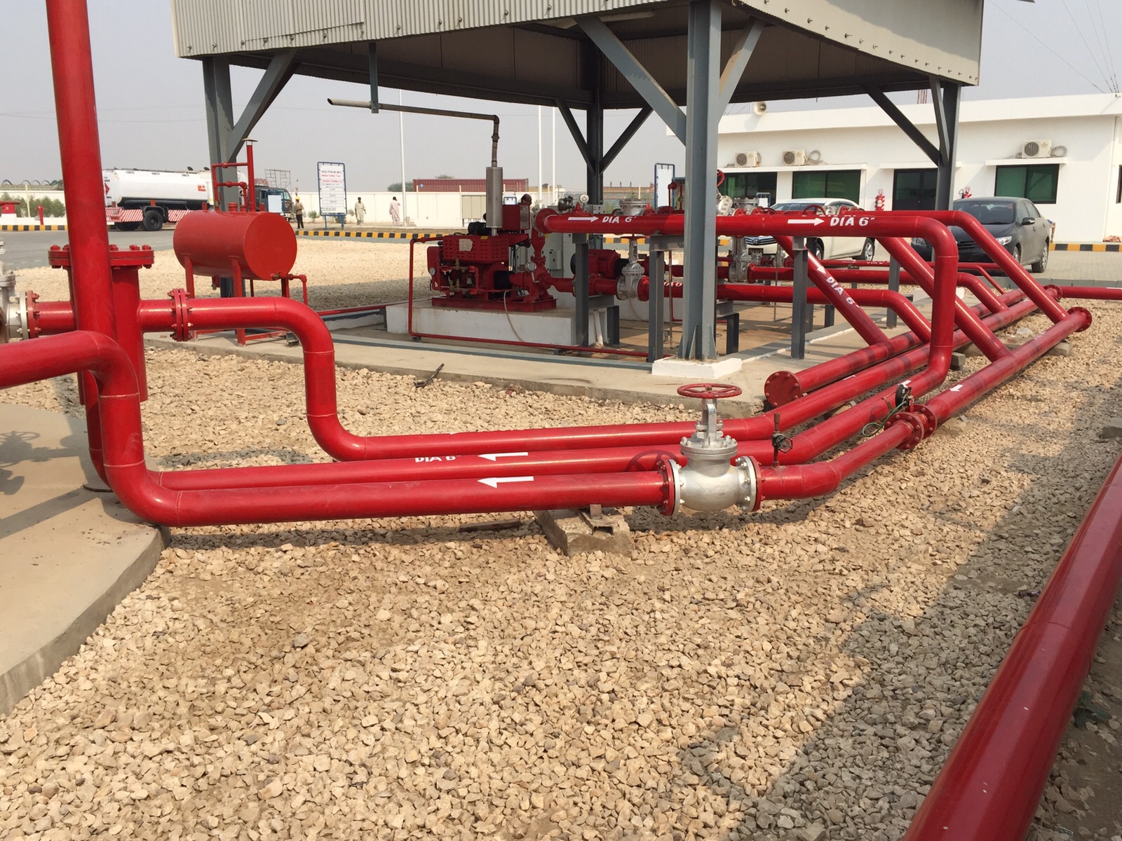 Product and Fire Water Piping