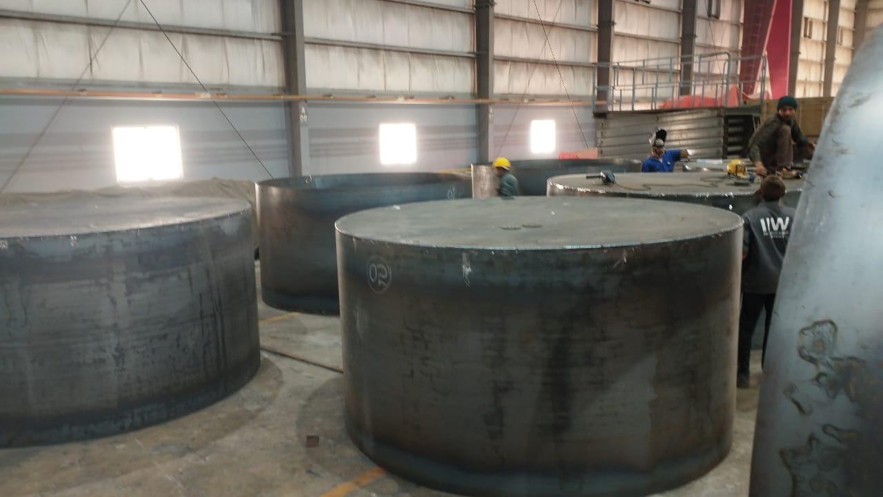 Fabrication & Supply of UGFST (Underground Fuel Tanks) for PSO Pakistan State Oil from IIW PORT QASIM WORKSHOP